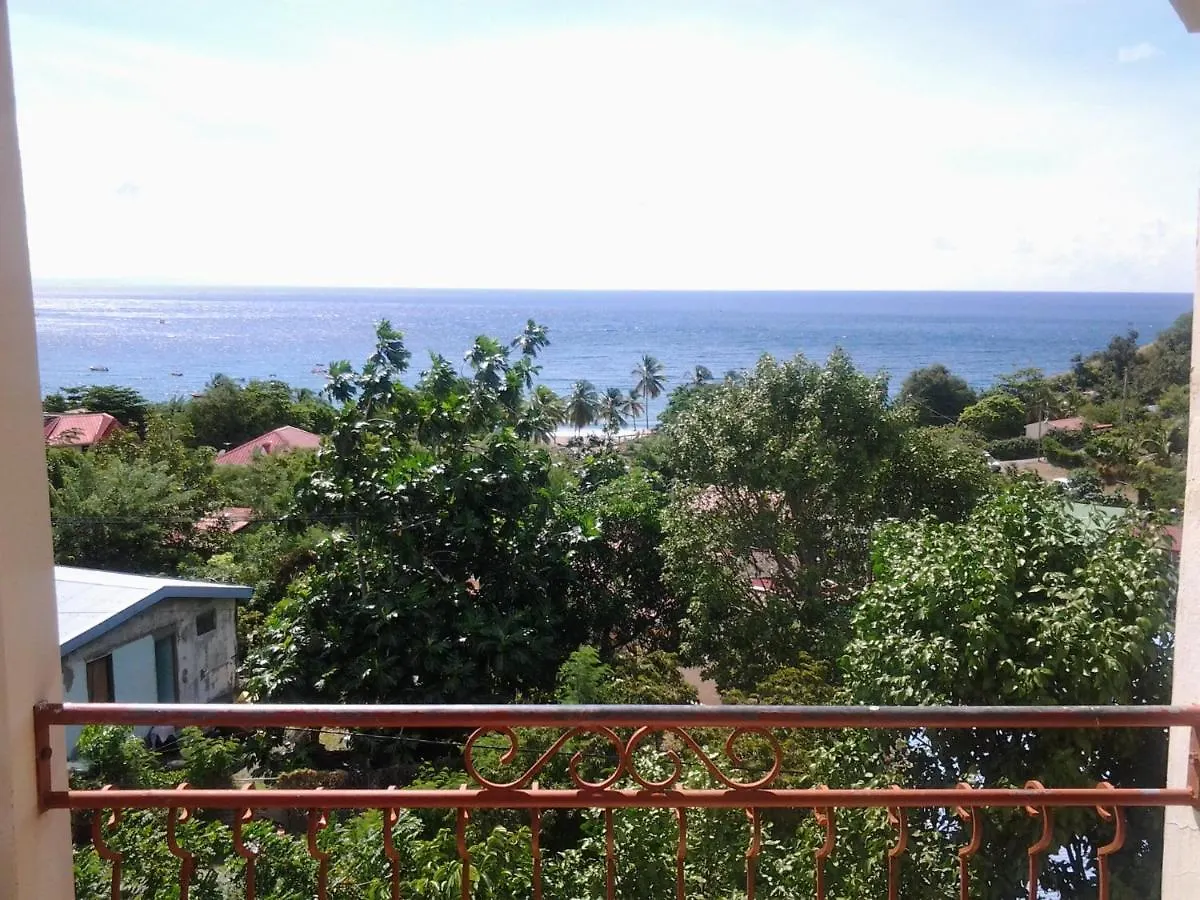 Appartement meublé vue/mer Les Anses-d'Arlet